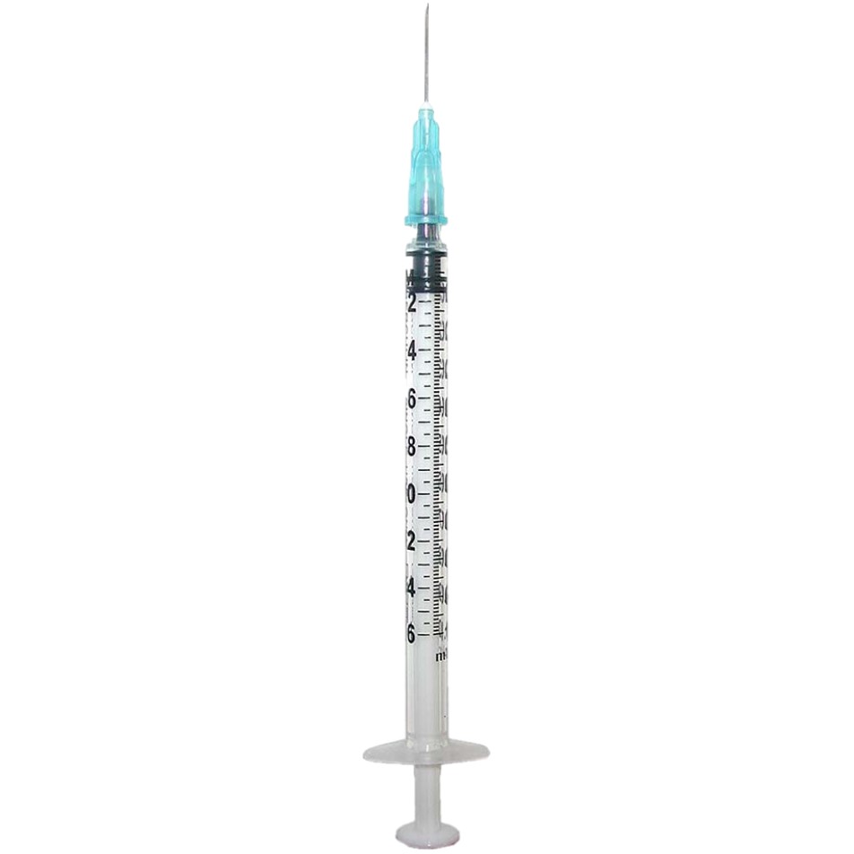 Syringe 1cc TB with Needle LS Tuberculin Exel™ 1 .. .  .  